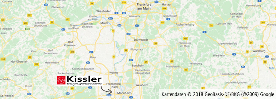Karte Kissler Ludwigshafen